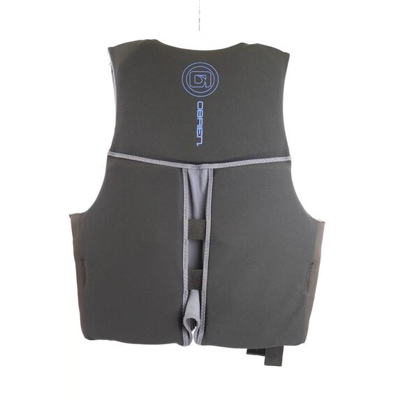 O'Brien Men's V-Back Neoprene Life Vest - Adult XL Black / Blue - Picture 7 of 8